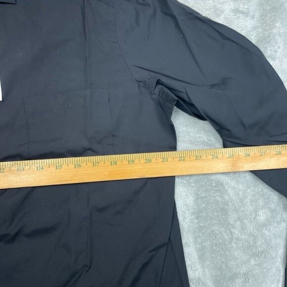 Calvin Klein Active Performance Stretch Dress Shirt Black M Regular Fit a1140 - Picture 7 of 9
